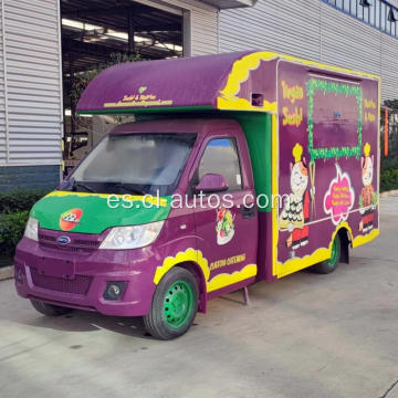 Camión de comida móvil de la plancha de horno de postre
